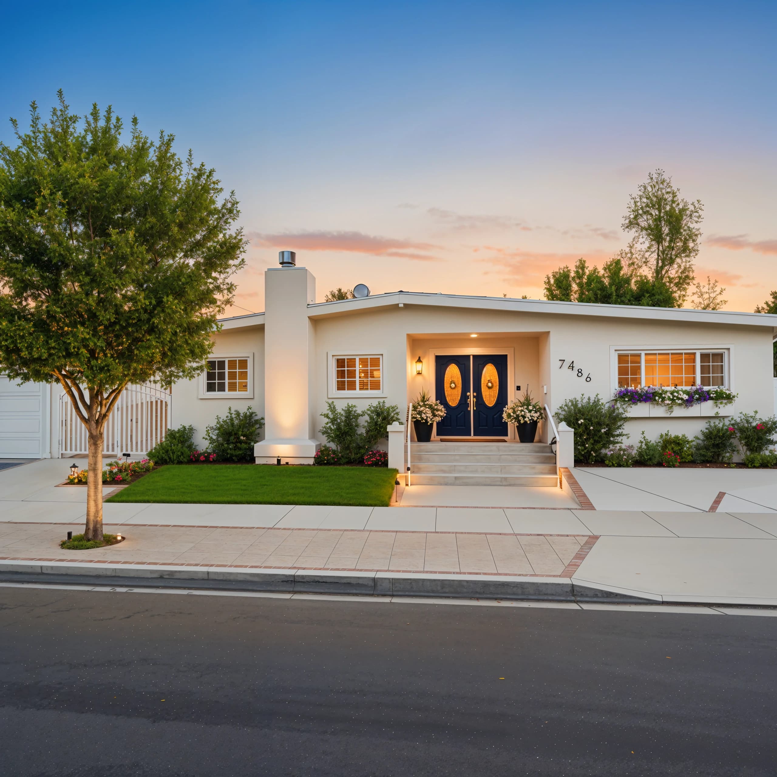 Home after AI-rendered listing transformation