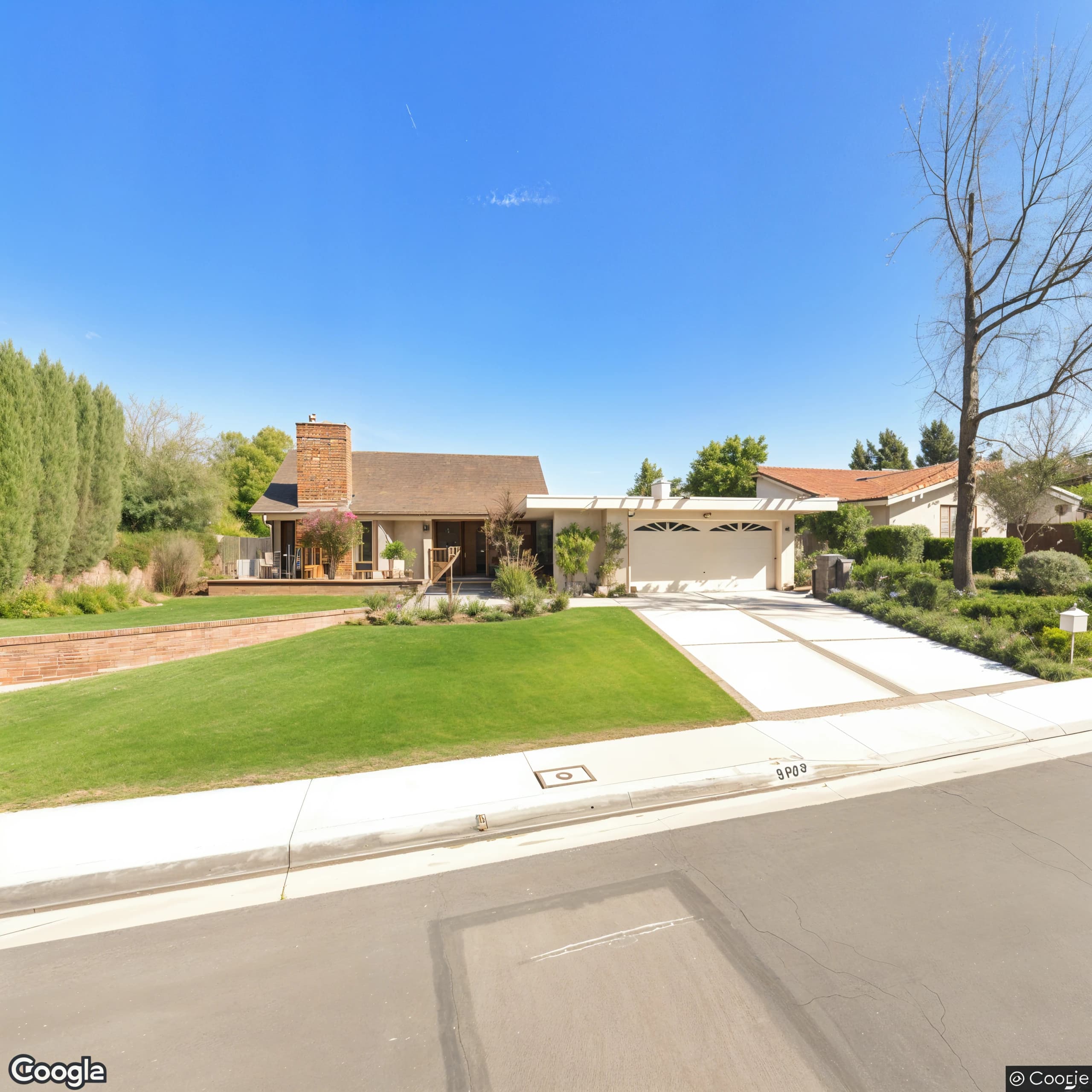 Second home before AI-rendered listing transformation